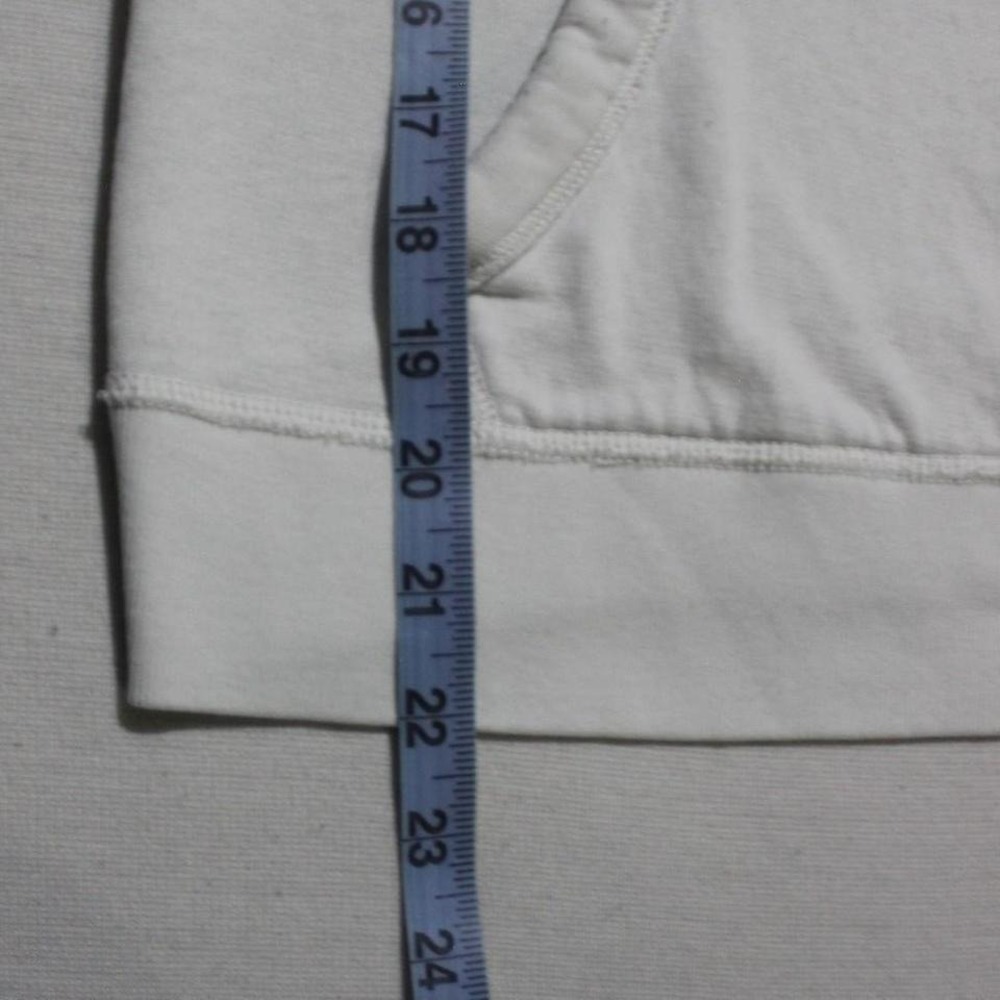 Womens White Y2K Skater Spellout Preppy Hollister Pullover Hoodie - Picture 6 of 8